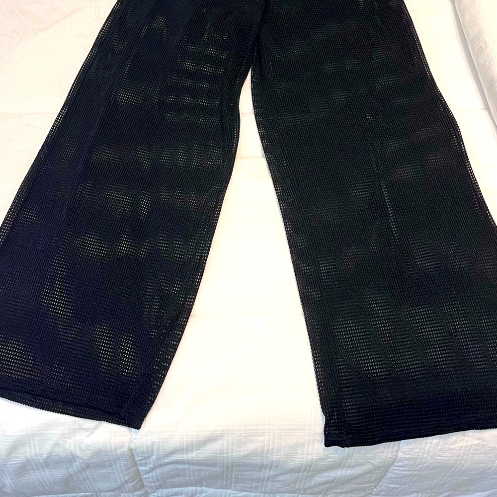 Mesh cover up pants
